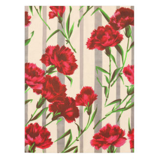 red flowers print tablecloth