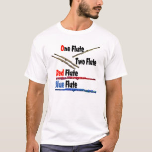 Red Flute Blue Flute T-Shirt
