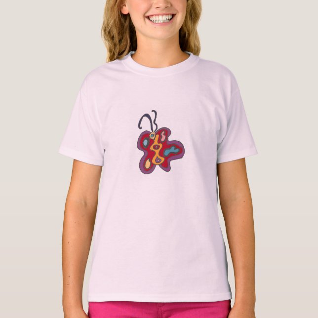 Red Flutterfly T-Shirt (Front)