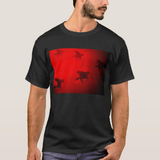 Red Flying Horses T-Shirt