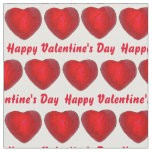 Red Foil Chocolate Heart Hearts Valentine's Day Fabric