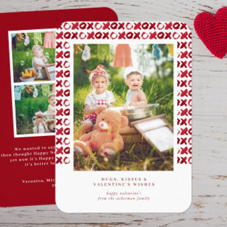 Red Foil | Valentine Wishes Photo Card