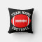 Red Football Custom Team Name Kids Room Sports
