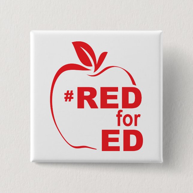 Red for Ed Button (Front)