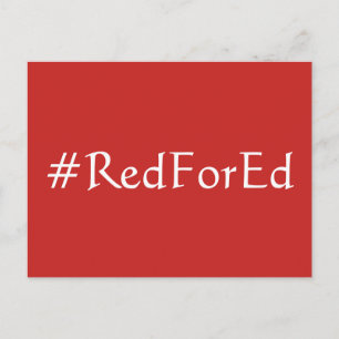 Red for Ed Postcard
