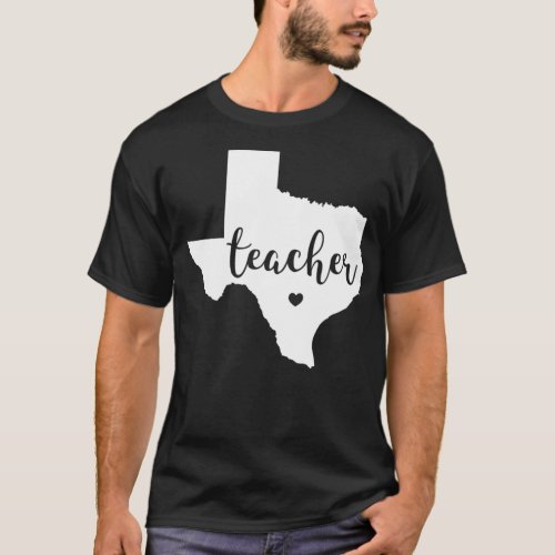 Red For Ed  Texas Teacher Public Education Support T_Shirt