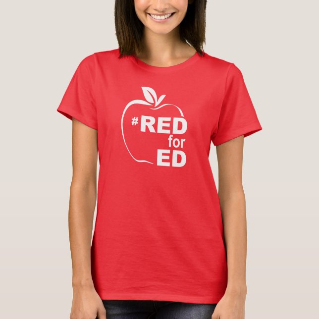 Red for Ed Women's T-Shirt (Front)