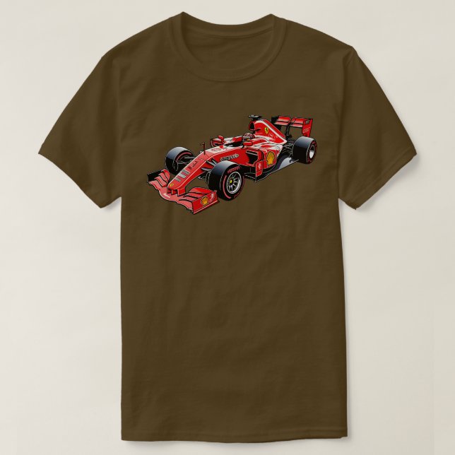 Red Formula 1 T-Shirt (Design Front)