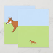 Red Fox. (Front/Back)