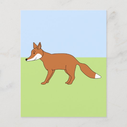 Red Fox. (Back)