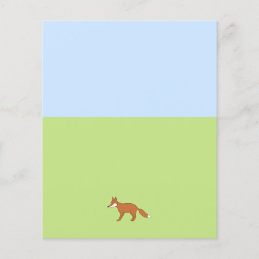Red Fox. (Front)