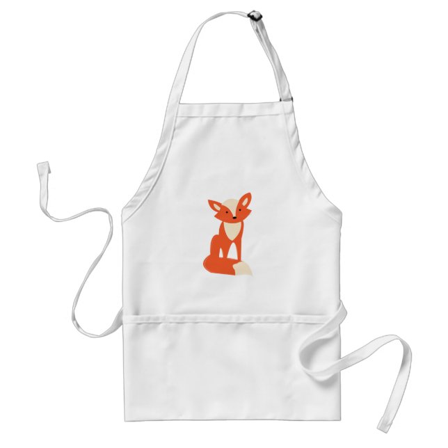 Red Fox Adult Apron (Front)