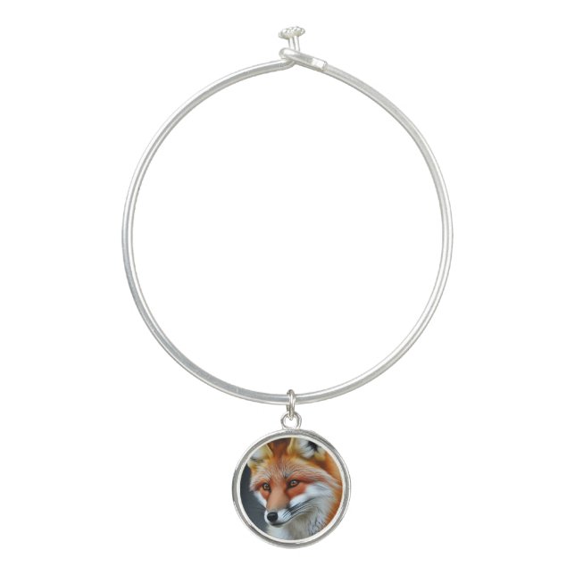 Red Fox Bangle Bracelet (Front)