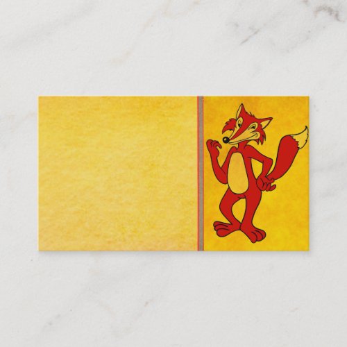 Red Fox Business Card