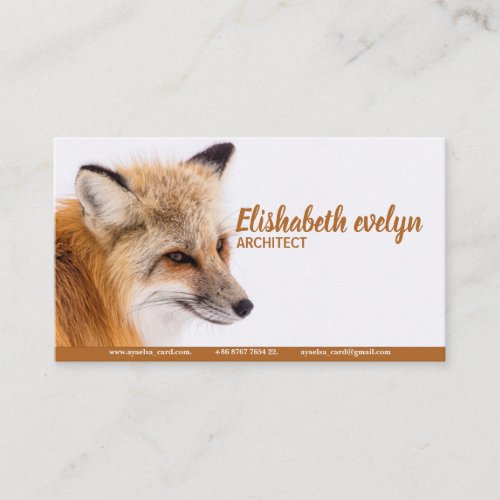 Red Fox Business Card