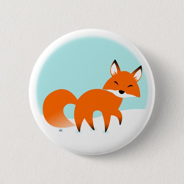 Red Fox Button (Front)