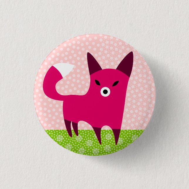 Red Fox Button (Front)