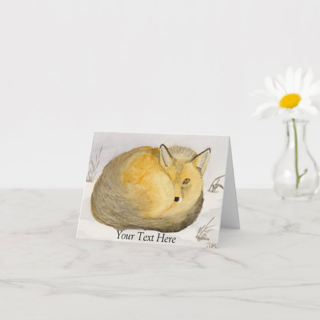 Red Fox Card (Small Plant)