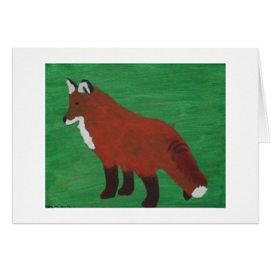 Red Fox Cards (Front Horizontal)