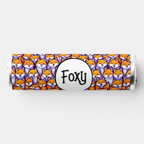 Red fox cartoon foxy funny doodle animal woodland breath savers mints