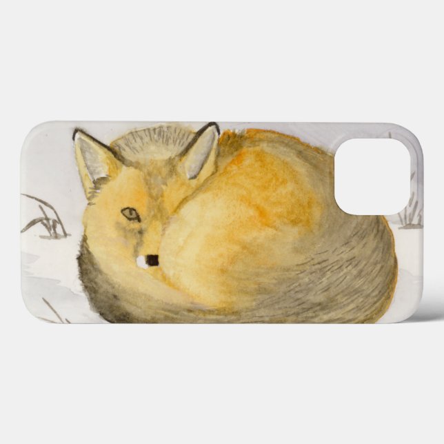 Red Fox Case-Mate iPhone Case (Back (Horizontal))