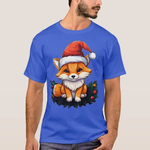 Red Fox Christmas T_Shirt