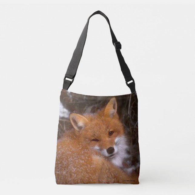 "Red Fox" Cross Body Bag (Front)