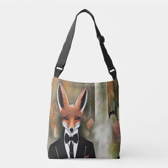 Red Fox Crossbody Bag (Front)