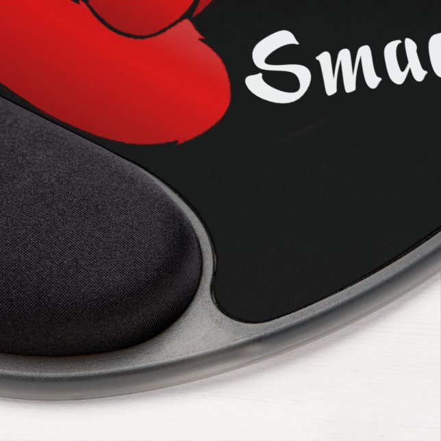 Red Fox Design Personalized Gel Mouse Pad (Right Side)