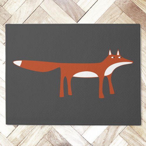 Red Fox Doormat