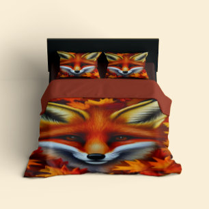 Red Fox Duvet Cover
