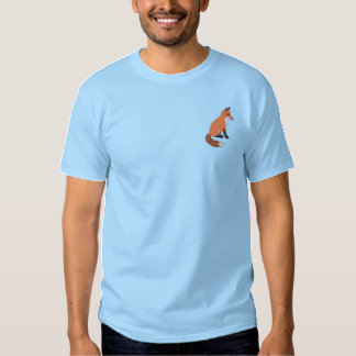 Red Fox Embroidered T-Shirt
