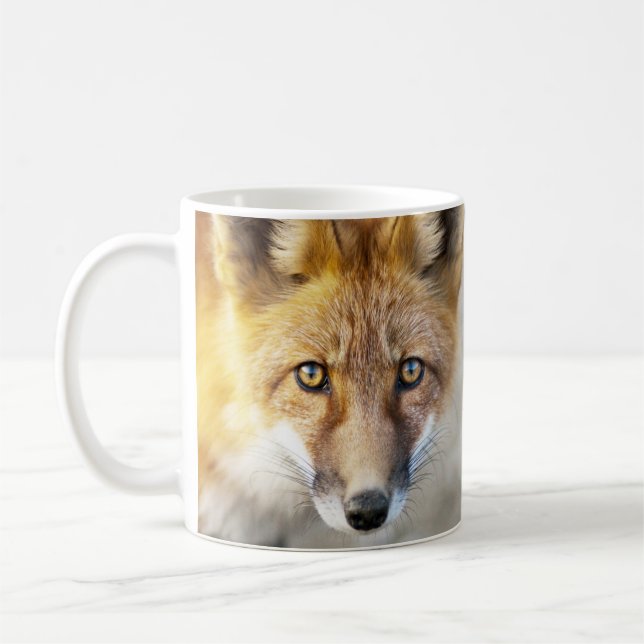 Red Fox Face, Close-up Mug (Left)