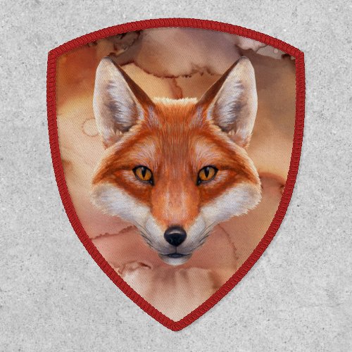Red Fox Face Shield Patch