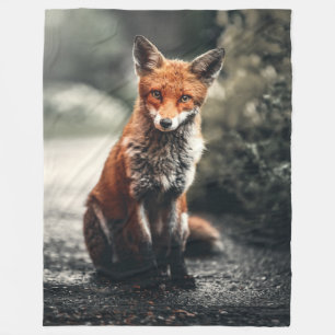 RED FOX FLEECE BLANKET