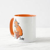Red Fox, for sake funny customizable Mug (Front Left)