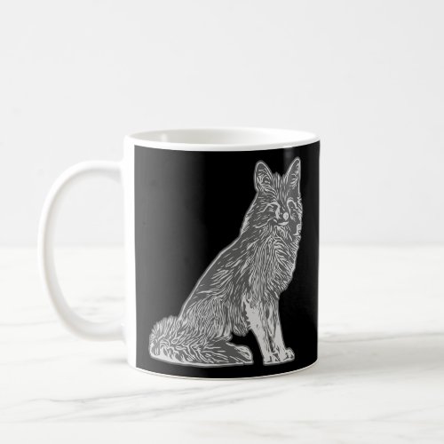 Red fox forest animal wild predator with fox 7  coffee mug