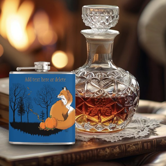 Red Fox Forest Pumpkin Flask (Creator Uploaded)