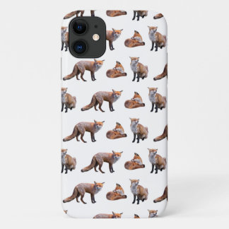 Red Fox Frenzy iPhone 11 Case (choose colour)