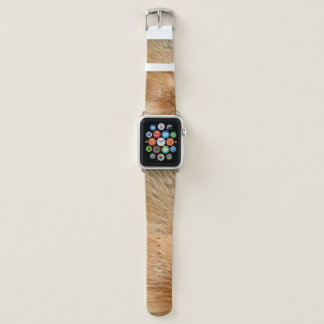 Red Fox Fur Pattern Tile Apple Watch Band
