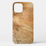 Red Fox Fur Pattern Tile iPhone 12 Case
