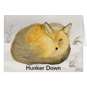 Red Fox Get Well Cards