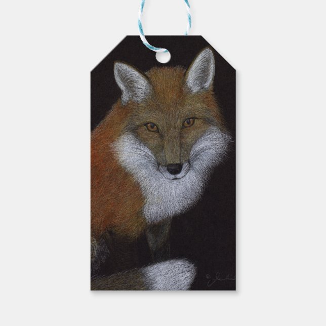 Red Fox Gift Tags (Front)