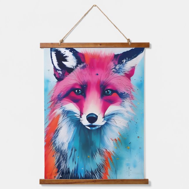Red Fox Hanging Tapestry (Front)