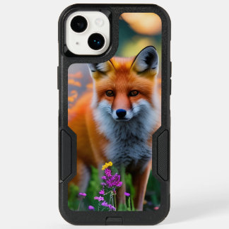 Red Fox in Field of Wildflowers OtterBox iPhone 14 Plus Case