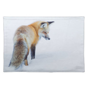 Red Fox in Winter Cloth Placemat