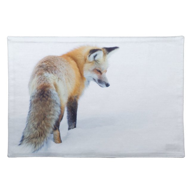 Red Fox in Winter Cloth Placemat (Front)
