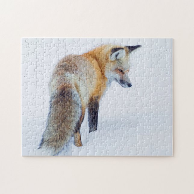 Red Fox in Winter Jigsaw Puzzle (Horizontal)