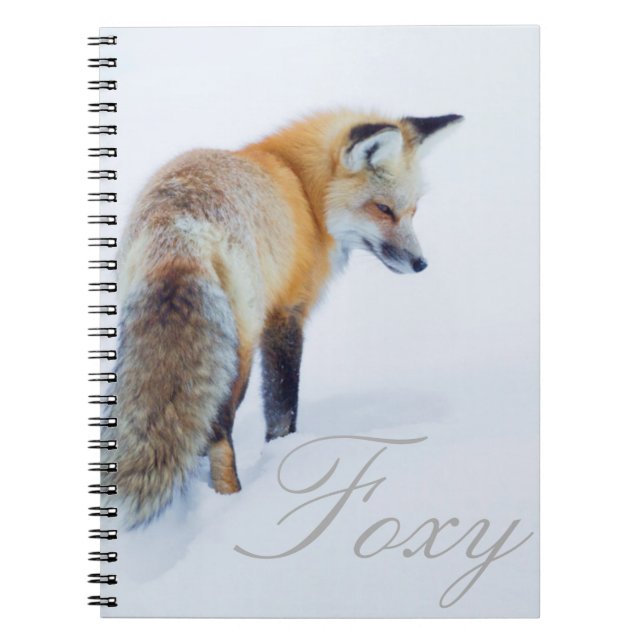 Red Fox in Winter Notebook (Front)