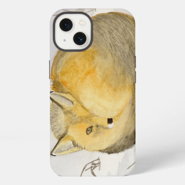 Red Fox Iphone Case (Back)